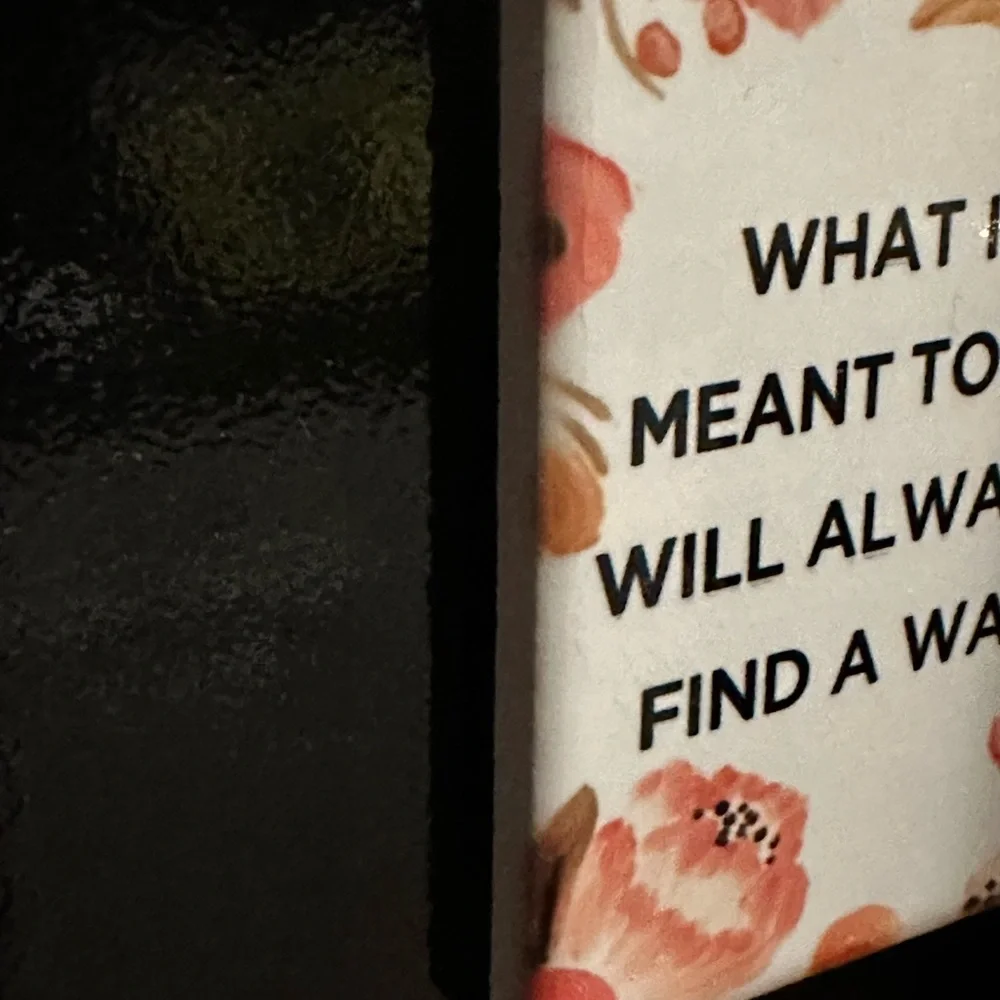Set of 2 Inspirational Magnets Dear God, Thank You & What is Meant to Be… NWT